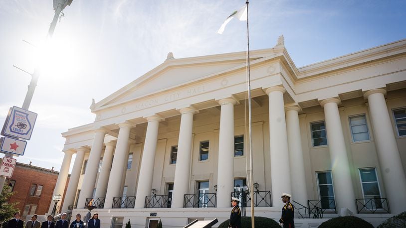 The Macon city council recently passed an ordinance to raise the Muscogee (Creek) flag over city hall every day, alongside the American flag and the Georgia state flag.