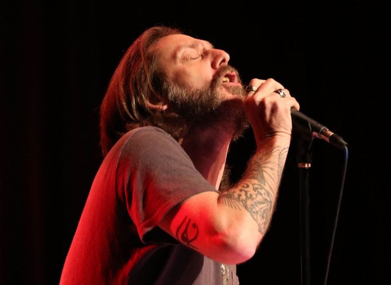 Chris Robinson unleashes a vocal at Terminal West on Feb. 23, 2020. He and brother Rich of The Black Crowes are playing a series of acoustic shows prior to a major summer tour. 
Robb Cohen Photography & Video /RobbsPhotos.com