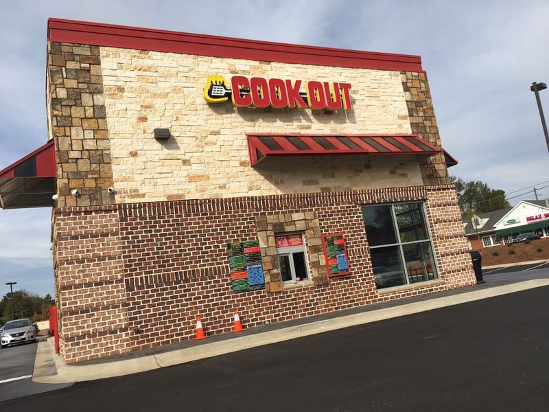 Recent and current construction on Scenic Highway in Snellville and Lawrenceville has included a new Cook Out restaurant, an upcoming Cracker Barrel and a soon-to-open dine-in movie theater. TYLER ESTEP / TYLER.ESTEP@COXINC.COM