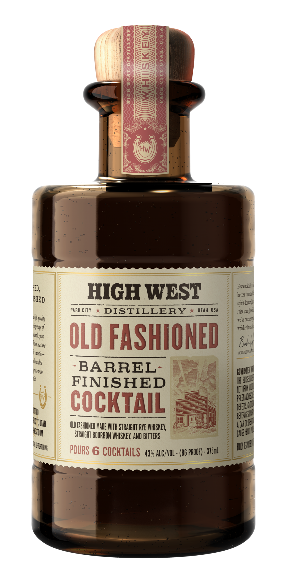 High West pre-batched Old-Fashioned ($29.99, 375 milliliters, 86 proof) gets added richness from maturation in used rye barrels.