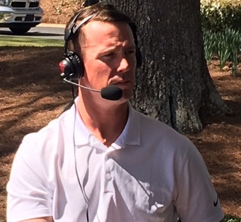  Falcons quarterback Matt Ryan before his seventh annual celebrity charity golf tournament at TPC Sugarloaf on Monday, April 10, 2017. He gave his first interviews since the Super Bowl LI collapse. (By D. Orlando Ledbetter/dledbetter)