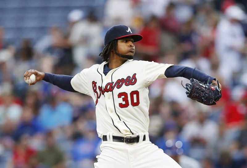 Entering Friday night's series opener against the Cardinals, the Braves' Ervin Santana in all but two starts this season had allowed one or no runs and six or fewer hits in six or more innings.
