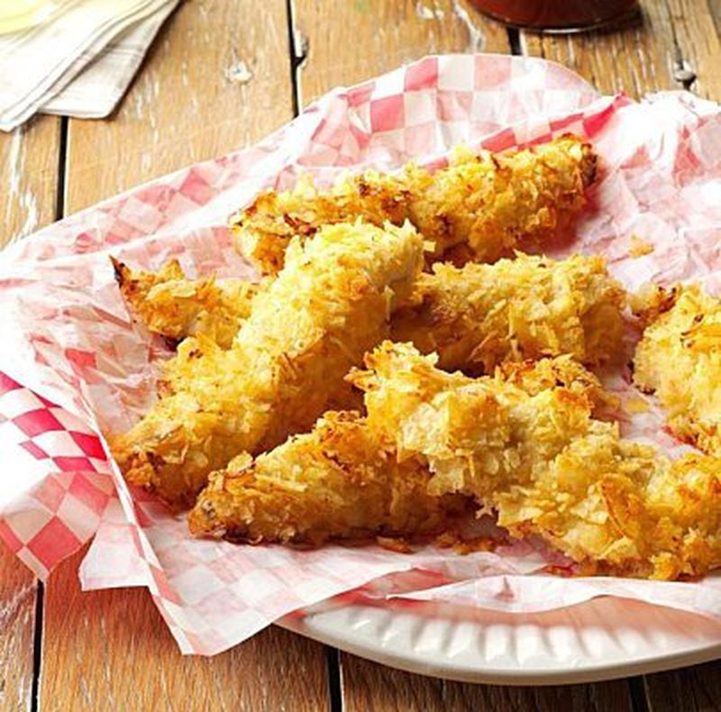 Taste of Home's potato chip chicken recipe might be as fun to eat as it is to make.