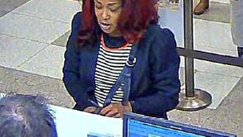 Atlanta police are looking for a woman who allegedly used another person’s identity to withdraw more than $32,000 from the victim’s bank accounts. (Credit: Crime Stoppers Greater Atlanta)
