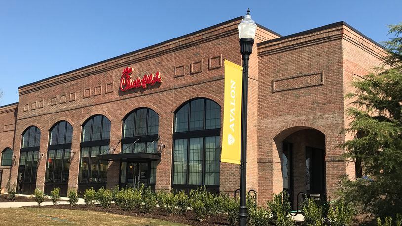 The Chick-fil-A at Avalon opens on April 13.
