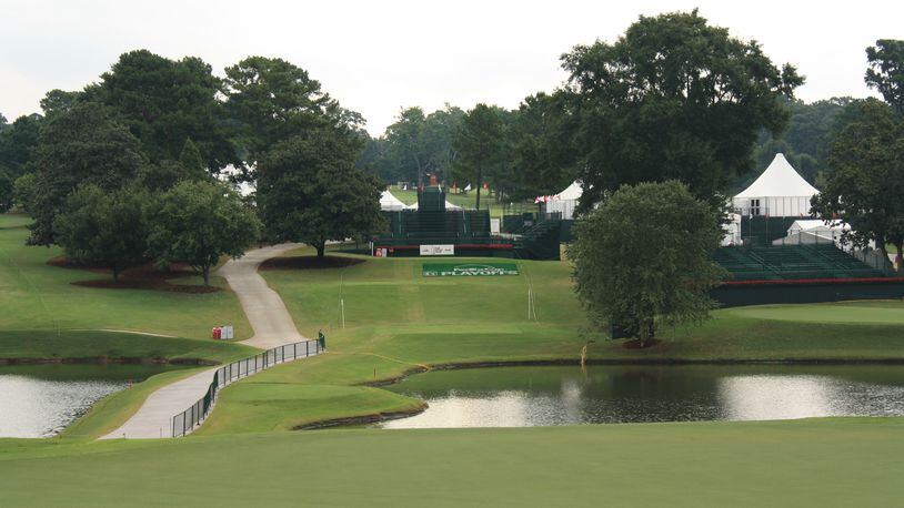 East Lake Golf Club goes under final preparations for this week's PGA Tour Championship, featuring the top-30 golfers in the world. Photo contributed by Hope Beckam. HANDOUT PHOTO - NOT FOR RESALE