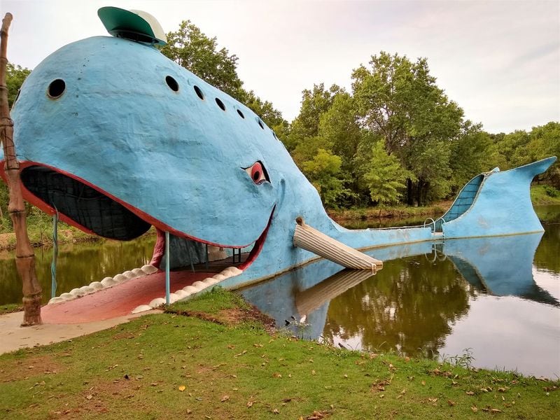 The Blue Whale of Catoosa is an iconic roadside attraction on historic U.S. Route 66 in Catoosa, Oklahoma.
Courtesy of Wil Elrick