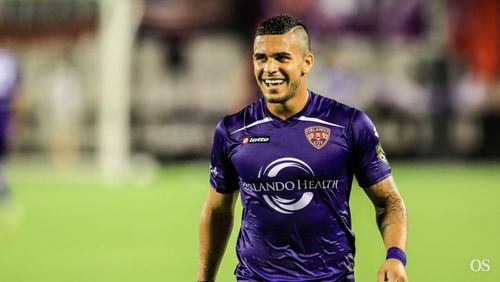 Dom Dwyer played for Orlando City when it was in the USL. He was traded from Sporting KC to Orlando City earlier this week. (Orlando Sentinel)