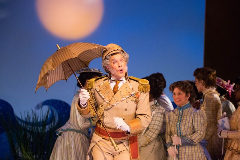 Curt Olds plays Major-General Stanley in The Atlanta Opera’s production of “Pirates of Penzance.” 
Courtesy of Cobb Energy/Jeff Roffman