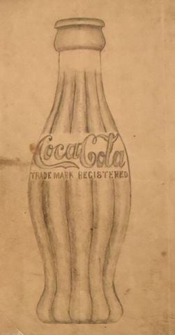 1915 bottle sketch
