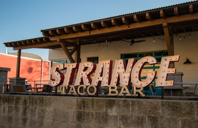 Strange Taco Bar is located in downtown Lawrenceville within view of the historic Gwinnett County Courthouse. CONTRIBUTED BY HENRI HOLLIS