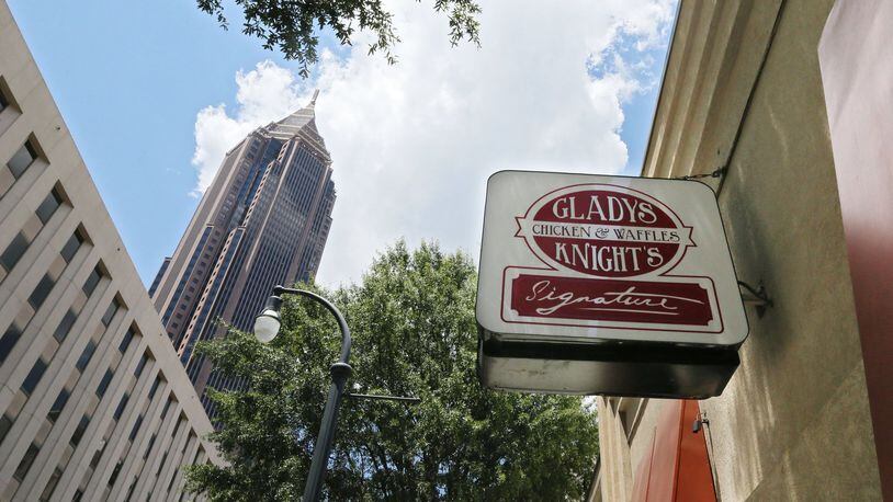 Gladys Knight’s Chicken and Waffles, operated by Knight’s son, Shanga Hankerson, was shut down after the Georgia Department of Revenue has raided it for unpaid taxes but has since reopened under state receivership. Gladys Knight is not involved in the investigation. BOB ANDRES / BANDRES@AJC.COM