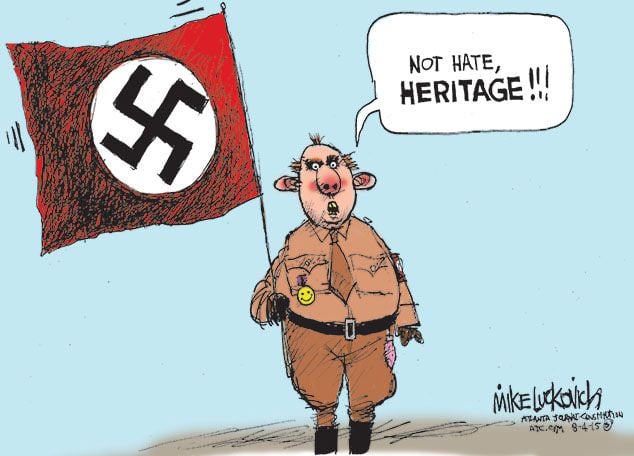 Mike Luckovich: Heritage, not hate