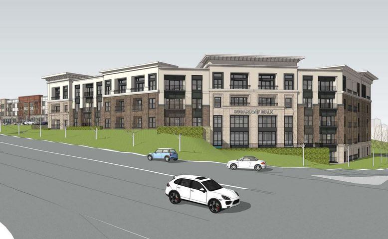 Duluth Ga - Proposed Apartments, office building on Duluth Highway