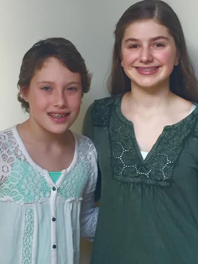 Grace Bunke, 12, and Bailey Moody, 14, have both dealt with with osteosarcoma in a leg, and they both had “rotationplasty” and returned to playing sports. CONTRIBUTED BY FAMILY