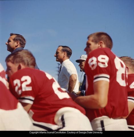 Coach Vince Dooley leads Georgia to victory in 1965
