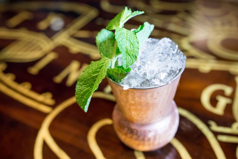 Ticonderoga Cup, the signature drink of the restaurant. Photo credit: Mia Yakel Photography