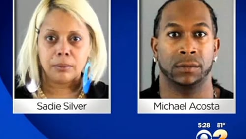 Principal Sadie Silver and boyfriend Michael Acosta's mugshots from the Greene County, NY, jail. (image from newyork.cbslocal.com)