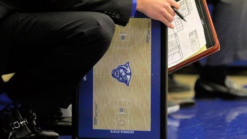 Georgia State Panthers basketball clipboard.