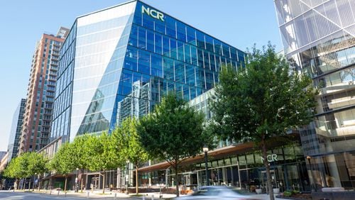 Over 200,000 square feet within the NCR Corporation building is available for subleasing in Atlanta on Thursday, July 6, 2023. (Katelyn Myrick/katelyn.myrick@ajc.com)