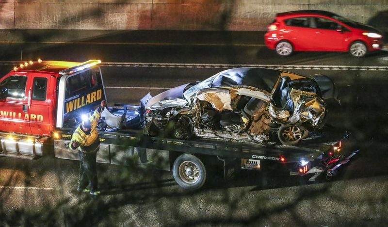 Traffic fatalities rose by a third in Georgia from 2014 to 2016. Experts say distracted driving is a leading cause. (JOHN SPINK /JSPINK@AJC.COM)