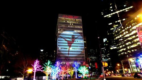The National Black Arts Festival is getting into the  swing of Super Bowl week with digital projections on Midtown buildings that highlight the connection between sports and the arts. CONTRIBUTED: NBAF