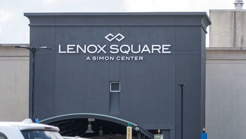 09/21/2021 — Atlanta, Georgia — The exterior of Lenox Square Mall in Atlanta, Tuesday, September 21, 2021.