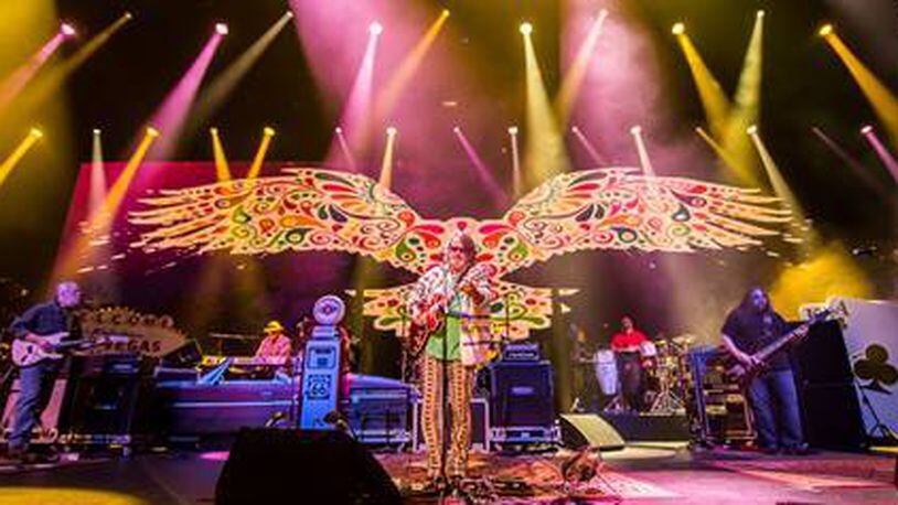 John  "JB"  Bell, founder and lead singer of Widespread Panic, stands front and center. Photo: Joshua Timmermans