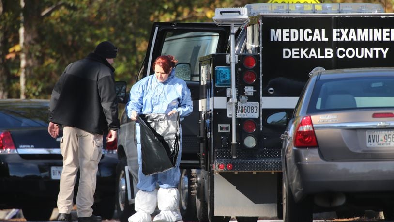 Police are investigating the discovery of a body Tuesday morning in south DeKalb County. JOHN SPINK/JSPINK@AJC.COM