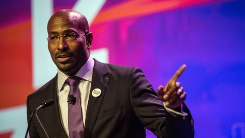 Van Jones, author and CNN contributor, speaks during a SXSW Interactive featured session titled "The Messy Truth with Van Jones," at the Austin Convention Center on March 10, 2017.