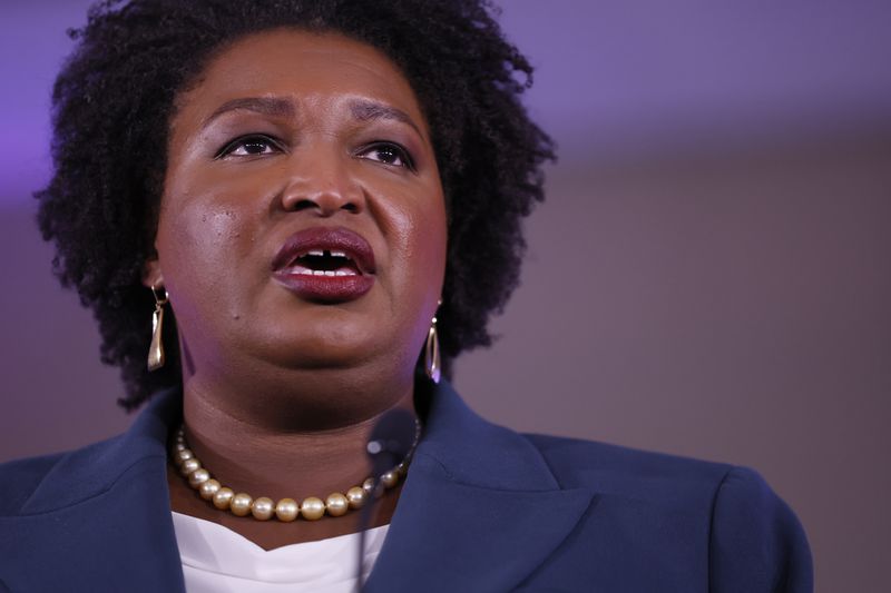 Stacey Abrams teased another run for public office during a recent appearance on the Drew Barrymore show. (Miguel Martinez/The Atlanta Journa-Constitution)