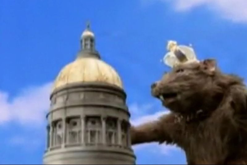 Candidate Sonny Perdue’s “King Rat” ad in 2002 helped make him Governor Perdue. HANDOUT