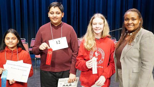The three finalists in the Henry County spelling bee will now compete at regionals.