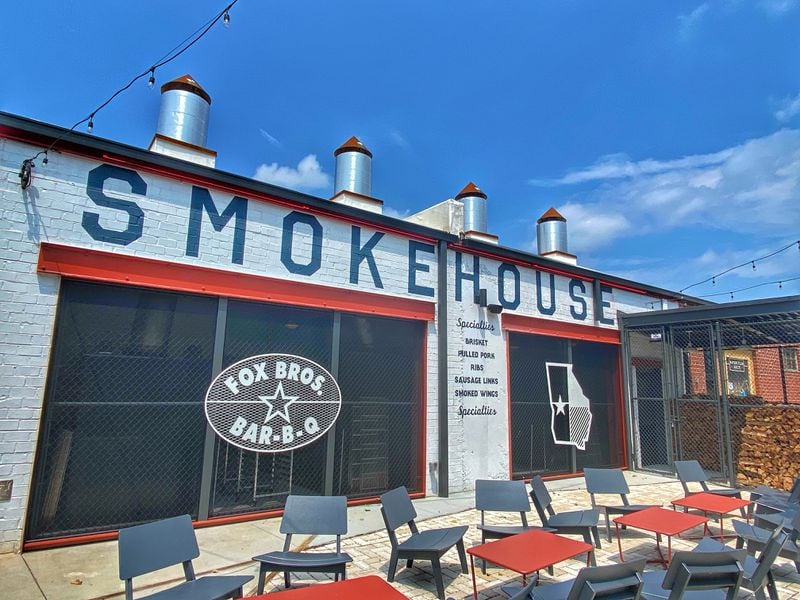The smokehouse at the Fox Bros. Bar-B-Q at the Works. / Courtesy of Fox Bros. Bar-B-Q