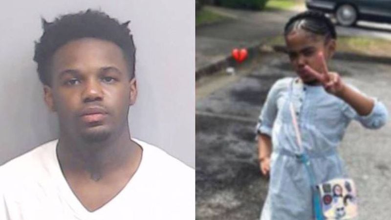 Jerrion McKinney (left) faces murder and more than a dozen other charges in the July 4, 2020, death of 8-year-old Secoriea Turner.