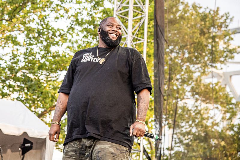 Killer Mike of Run The Jewels performs at the Bunbury Music Festival on Sunday, June 2, 2019, in Cincinnati. (Photo by Amy Harris/Invision/AP)