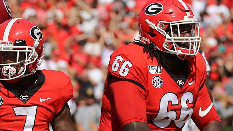 Georgia offensive lineman Solomon Kindley is a 6-4, 330-pound junior from Jacksonville, Fla.
