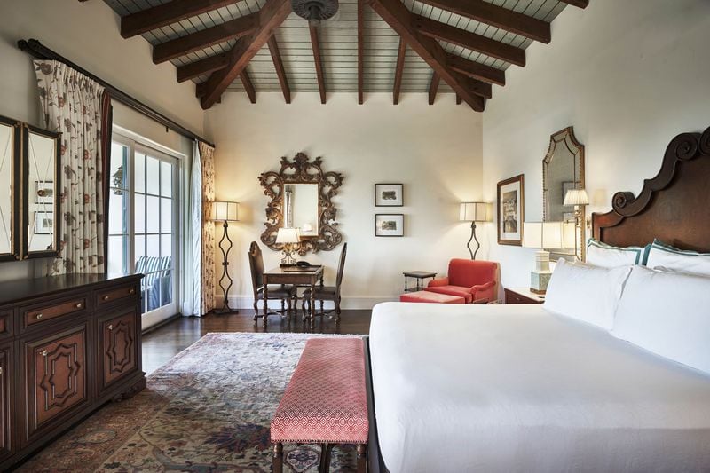 At the Cloister at Sea Island, rooms and suites promise plenty of space, with high-end perks like turndown service, custom bed linens and Molton Brown toiletries. 
(Courtesy of Sea Island)