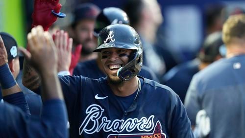 Orlando Arcia apparently will be the Braves' starting shortstop to begin the 2023 season. (AP file photo/Gerald Herbert)