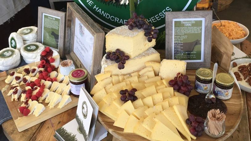 Sweet Grass Dairy produces six core cheeses, including Green Hill and Thomasville Tomme, as well as occasional cheeses, like their Heat, spiced with ancho chiles, chipotle peppers and paprika. CONTRIBUTED BY SWEET GRASS DAIRY