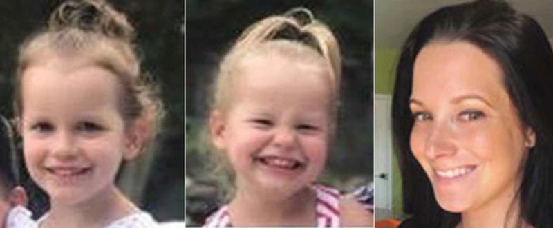 These photos were provided by the Colorado Bureau of Investigation and show, from left, Bella Watts, Celeste Watts and Shanann Watts. Watts’ pregnant wife, 34-year-old Shanann Watts, and their two daughters, 4-year-old Bella and 3-year-old Celeste were reported missing Monday, Aug. 13, 2018. 