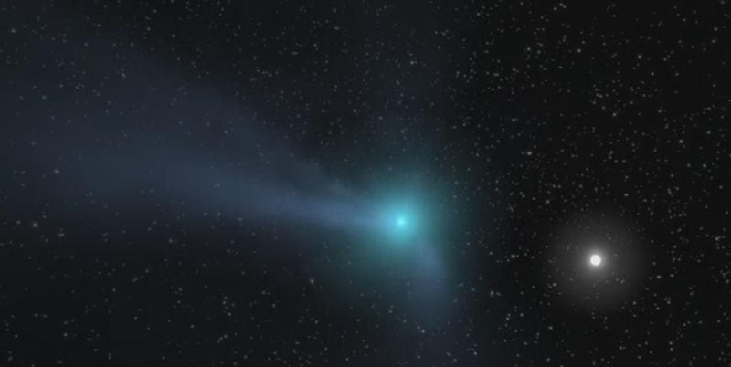 NASA animation shows a comet as it approaches the inner solar system.