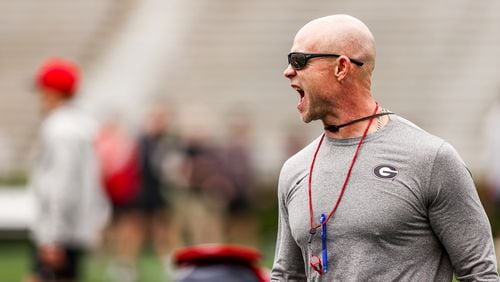 Scott Sinclair, director of Georgia football's strength and conditioning program, took charge of the Bulldogs' players this past weekend and will keep them under his watch until spring practice commences in mid-March. (Tony Walsh/UGA Athletics)