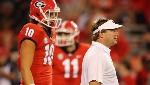 Kirby Smart’s Georgia Bulldogs are among the undefeated so far this season.