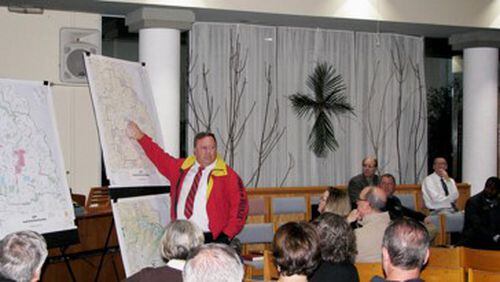 Cobb District 2 Commissioner Bob Ott, shown here, will help lead three more community meetings for the Johnson Ferry/Shallowford Small Area Plan 7-8:30 p.m. Jan. 15, Feb. 12 and March 12 at Chestnut Ridge Christian Church, 2663 Johnson Ferry Road, Marietta. (Courtesy of Cobb County)
