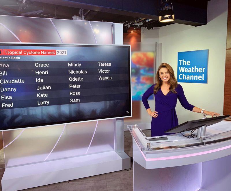 Former CBS46 meteorologist Molly McCollum now has a full-time job at The Weather Channel. WEATHER CHANNEL