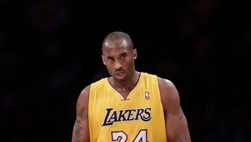 Los Angeles Lakers guard Kobe Bryant during the second half of an NBA basketball game with the Cleveland Cavaliers in Los Angeles, Tuesday, Jan. 11, 2011. (AP Photo/Jae C. Hong)