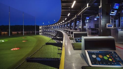 The new Topgolf facility in Jacksonville, Fla., is decidedly upscale, and has more than 100 climate-controlled driving range bays, a full service restaurant, bars, pool room and a rooftop terrace.