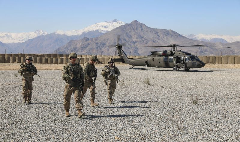 Georgia National Guard’s 48th Brigade deployed 2,000 soldiers to Afghanistan. SPECIAL