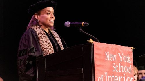 Elaine Griffin was the first designer of color and the first person from Georgia to address a graduating class at the New York School of Interior Design.